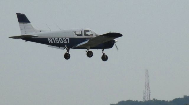 Piper Cherokee (N15037) - On final is this 1972 Piper Cherokee PA-28-140 in the Autumn of 2020.