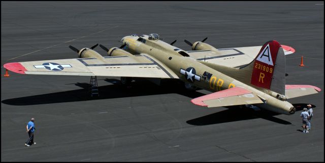 Boeing B-17 Flying Fortress (N93012) - Collings Foundation's B-17G Flying Fortress "Nine Oh Nine" (N93012 // NL93012)br /Seen here at Reno Stead Airport in 2013.br /The aircraft went down on Oct 2, 2019, at Bradley International (Windsor Locks, Conn).br /Seven lives were lost and another seven persons were seriously injured.br /To all who were touched by this tragedy, there are many who once again offer sincere condolences and heartfelt prayers.