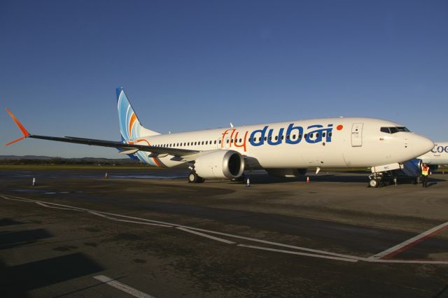 Boeing 737 MAX 8 (A6-FMC) - 2nd 738Max to be delivered thru GLA in a week, but with sunshine this time !!