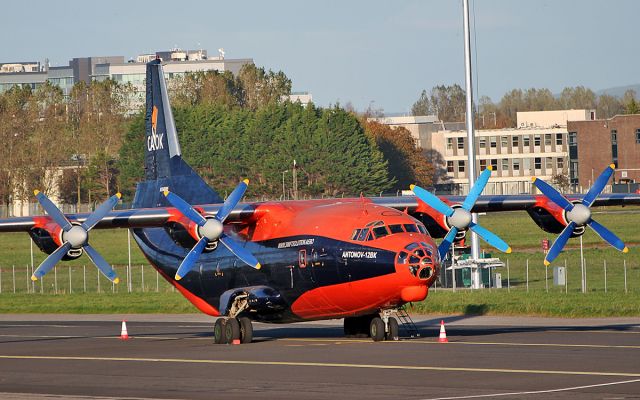 Antonov An-12 (UR-CKL) - cavok air an-12bk ur-ckl at shannon 17/10/18.