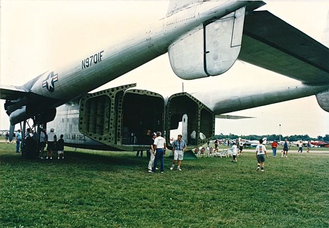 FAIRCHILD (1) Packet (N9701F) - A very rare Fairchild C-82 Packer at the EAA Fly In. Love seeing these rare aircraft.