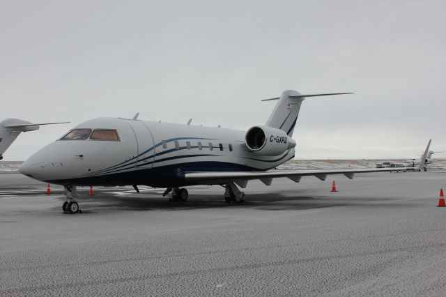 Canadair Challenger (C-GXPZ) - Parked at DIA/Signature.