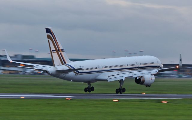 Boeing 757-200 (SX-RFA) - gainjet b757-23n sx-rfa about to land at shannon this evening 20/9/16.