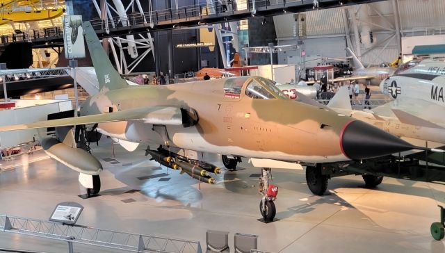 60-0445 — - F-105D Thunderchief on display at Udvar-Hazy