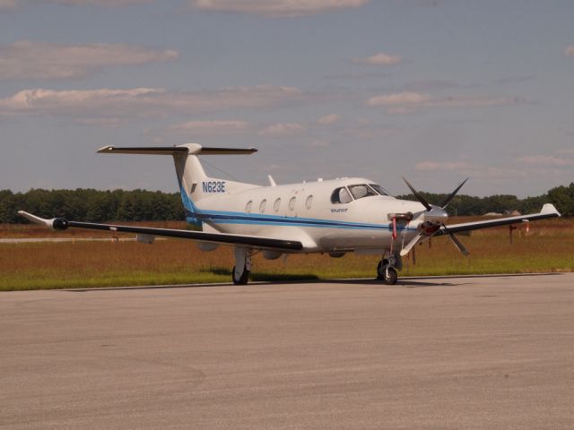 Pilatus PC-12 (N623E) - Taken at Saratoga County Airport, NY on Aug.27,2017