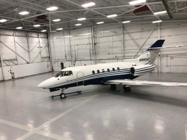 N880AF — - Resting in Hangar 5 at KIND