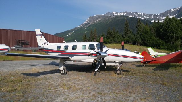 Piper Cheyenne 2 (D-INFO) - At the Girdwood, Alaska airport