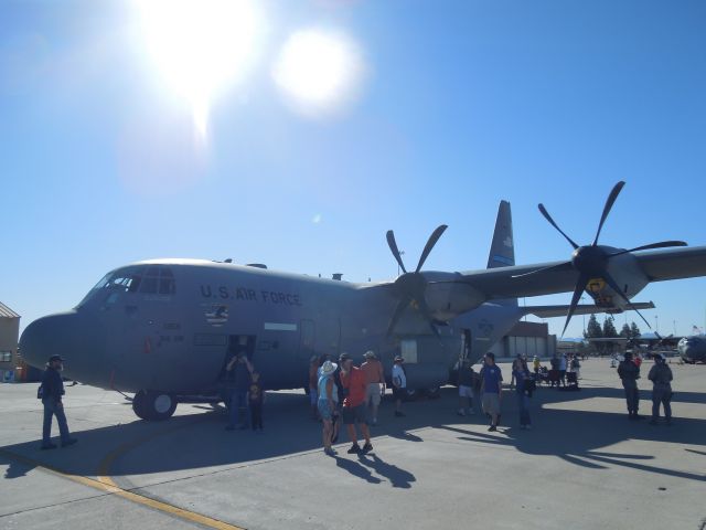 Lockheed C-130 Hercules — - A C-130 at Thunder in the Desert 2014.