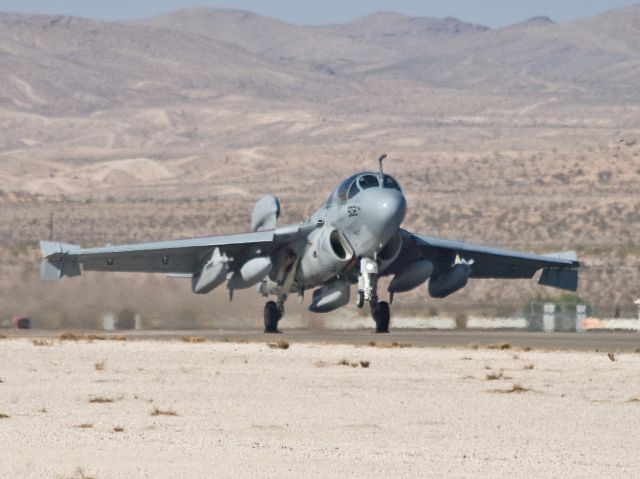 Grumman Prowler (16-1118) - EA-6B 161118 landing after a Red Flag 12-4 sortie.