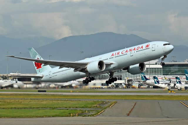 BOEING 777-300 (C-FNNW) - This plane has all the pax seated removed and used as freighter during COVID19 time