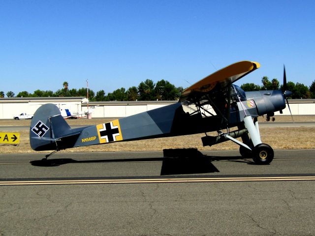 N156BP — - 2019 Slepcev Storch kit built experimental aircraft taxiing to RWY 24 10/10/2021.