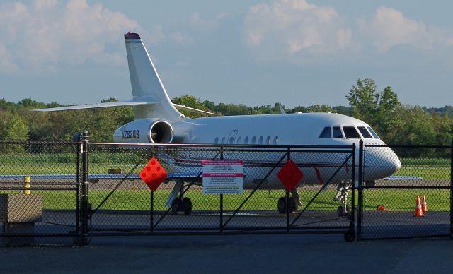 Dassault Falcon 20 (N292QS) - AUGUST 09, 2018: Seen by rf at Morristown Municipal Airport.