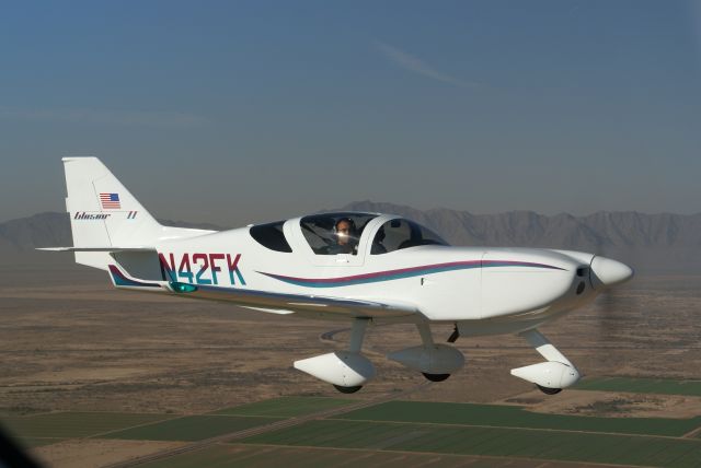 N42FK — - Glasair II over Maricopa, AZ