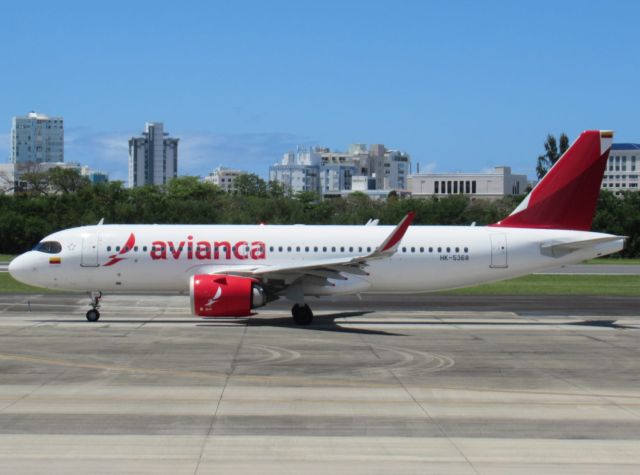 Airbus A320 (HK-5368)