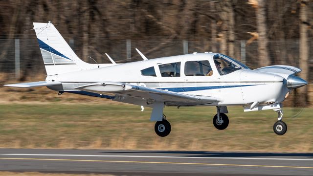 Piper Cherokee Arrow (N56453) - N56453 speedily departing College Park Airport's runway 15 for a quick flight to Freeway