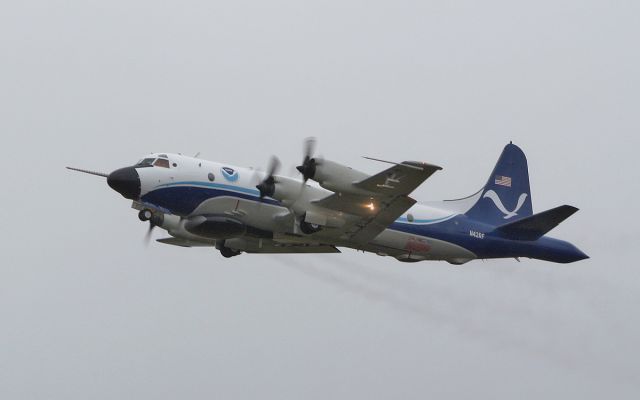 Lockheed P-3 Orion (N42RF) - noaa wp-3d orion n42rf dep shannon this morning on its first mission 27/1/18.