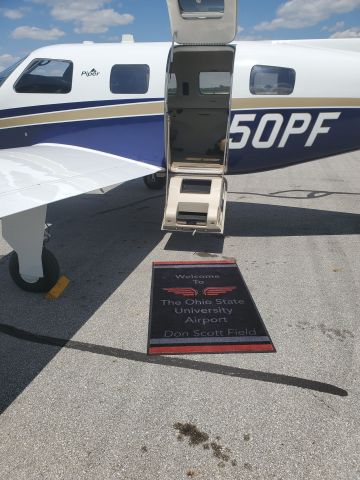 Piper Malibu Mirage (N350PF) - Giving the general aviation people the literal red carpet treatment!