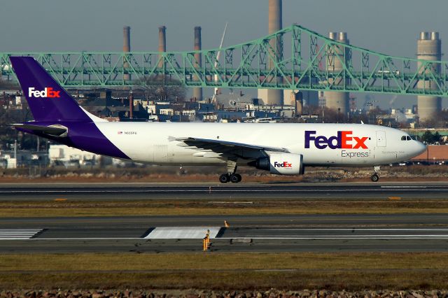 Airbus A300F4-600 (N655FE) - FDX 3601 to Indianapolis taxiing out to 22R