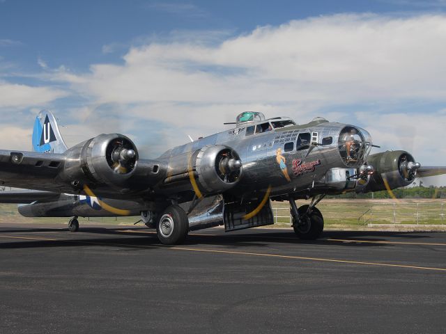 N9323Z — - Boeing B-17G Flying Fortress N9323Z Sentimental Journey taxis out for a revenue flight at the third annual Falcon Field Open House.