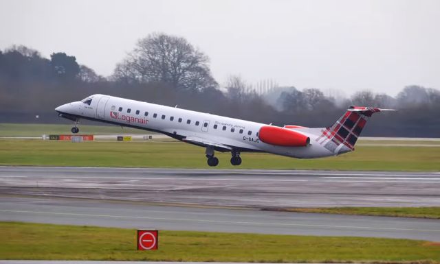 Embraer ERJ-145 (G-SAJC) - Loganair E145EP cn280 feb 25