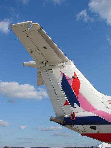 Embraer ERJ-145 (N690AE) - The pink ribbon for Susan G. Komen for the Cure!