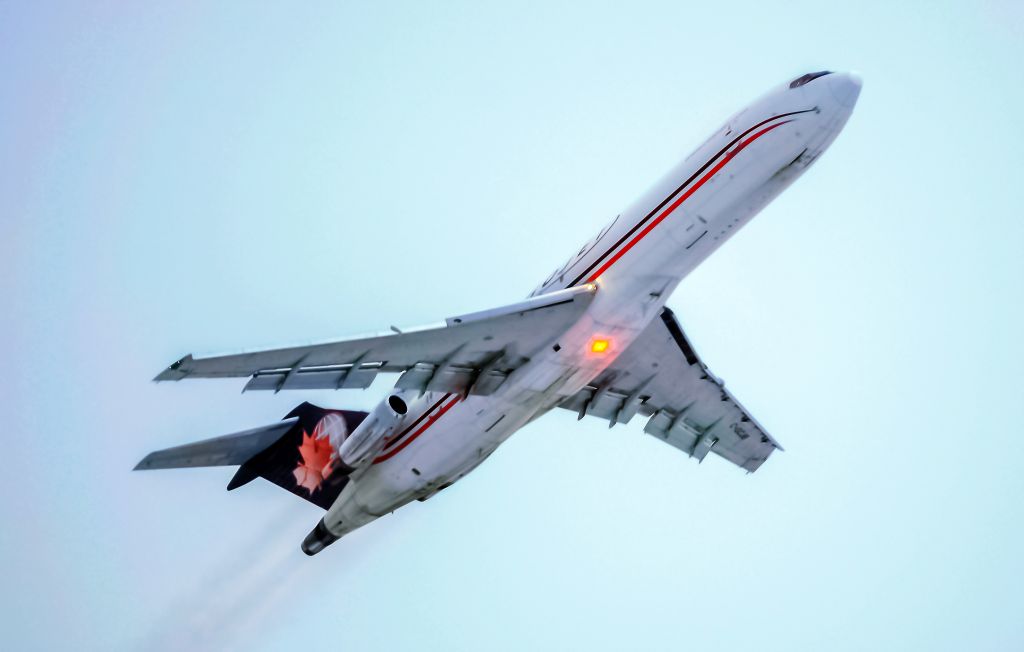 Boeing 727-100 — - Cargojet B727 Freighter airborne from Toronto YYZ