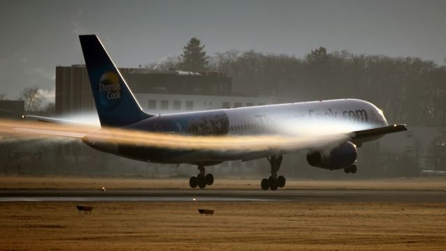 Boeing 757-200 (G-TCBB) - Slogan on the aircraft: "Egypt - where it all begins"