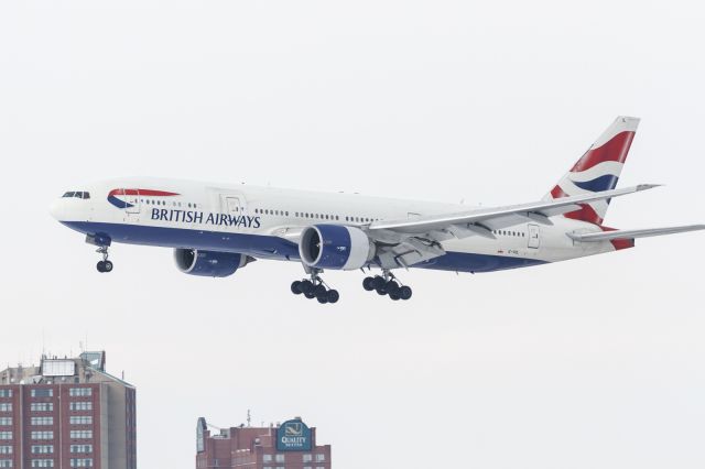 Boeing 777-200 (G-VIIL) - Landing 24R at YYZ.