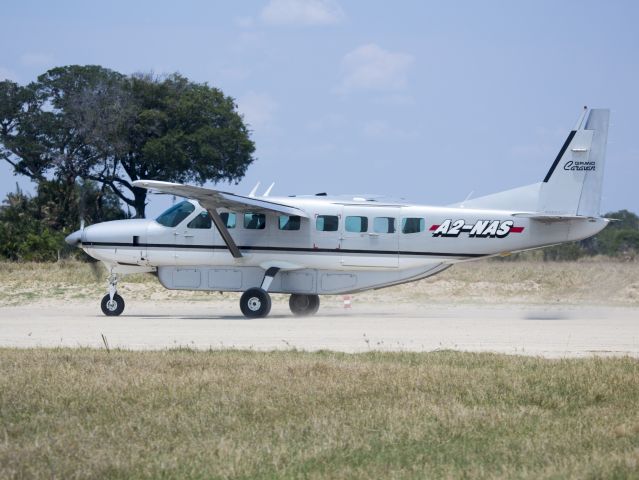 Cessna Caravan (A2-NAS) - At the Jao airstrip, Okavango Delta, Botswana. 21 NOV 2017