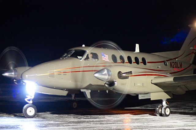 Beechcraft Super King Air 200 (N20LM) - N20LM 1979 Beech A200 at KDDH William H. Morse State Airport Bennington, Vermont.  Photo taken by Christopher Wright