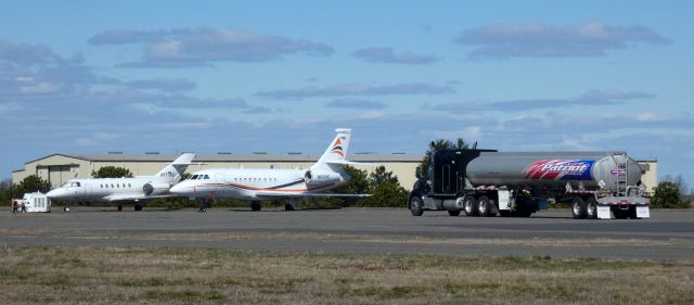 Hawker 800 (N1776C) - Sharing the tarmac with the Dassault Falcon 2000 is a 2007 Hawker 900XP from the Winter of 2024. 