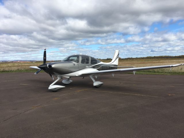 Cirrus SR-22 (N105CK) - First stop for N105CK on her first journey (10/12/16) to home base (KSJC) following delivery in Duluth, MN. 