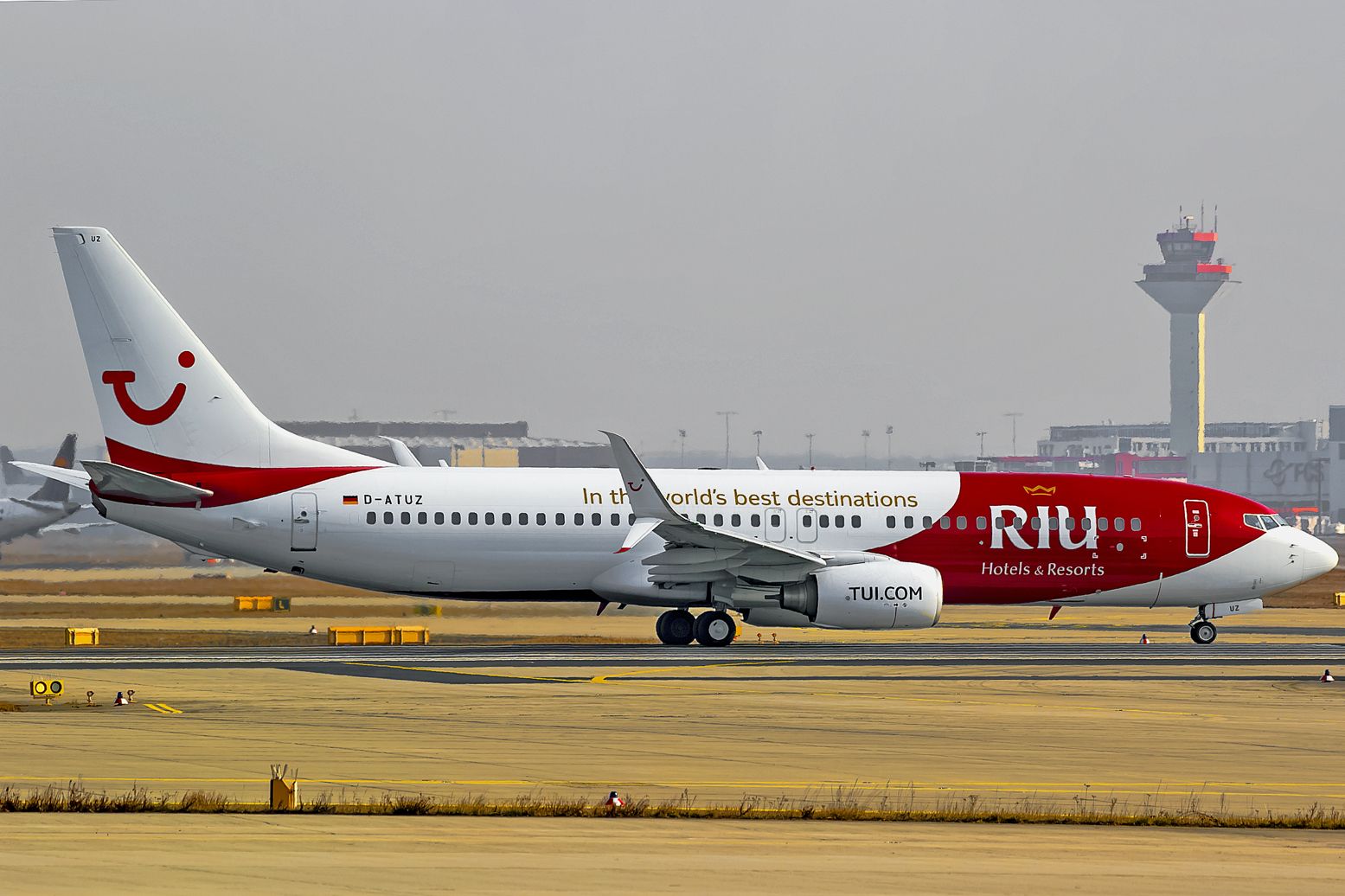 Boeing 737-800 (D-ATUZ) - fog in Frankfurt