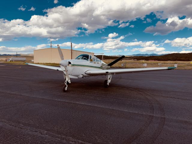 Beechcraft 35 Bonanza (N4434L) - N4434L - G35 Bonanza on the ramp at Silver West Airport in Westcliffe, CO