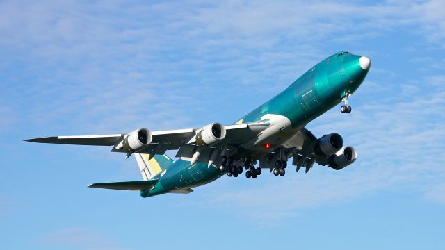 BOEING 747-8 (N618UP) - BOE683 makes a missed approach to Rwy 16R during a B1 flight on 10.1.19. (B747-8F / ln 1556 / cn 64264).