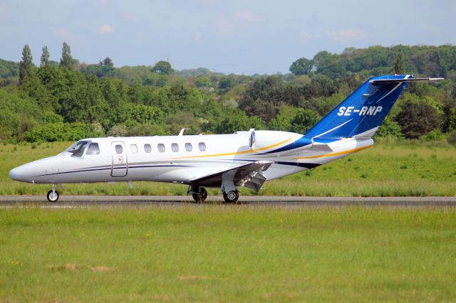 Cessna Citation CJ3 (SE-RNP) - European Flight Service Citation CJ3+ landing on rwy 25 on 17-May-24 arriving from EGPE as EUW5318.