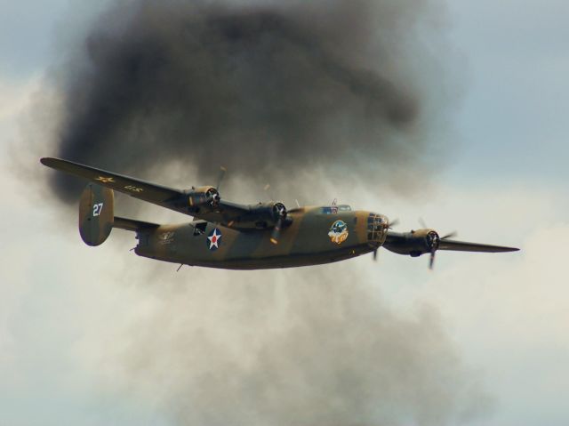 Consolidated B-24 Liberator (N24927) - B-24 "Ol 927" fly-by at Wings Over Houston 2010.