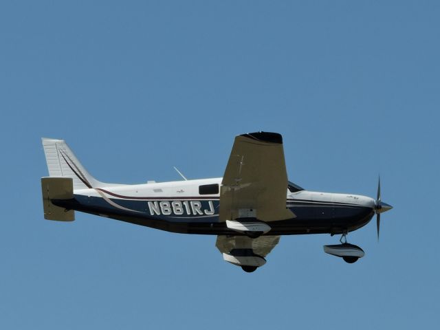 Piper Saratoga (N881RJ) - Shown here on final is this Piper Saratoga in the Summer of 2015.