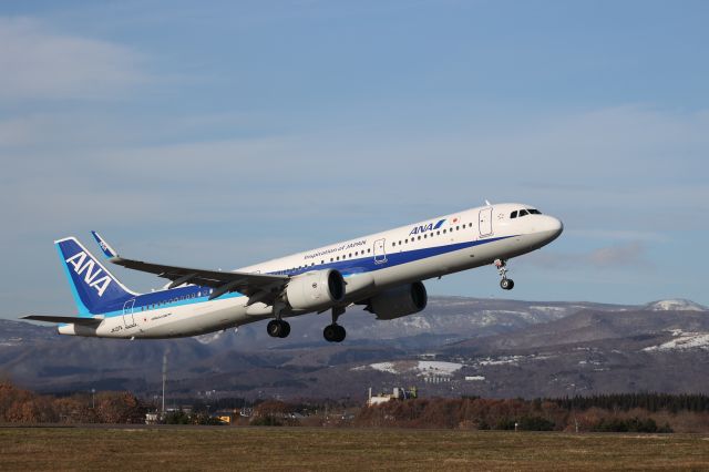 Airbus A321neo (JA137A) - December 02, 2024:HKD-ITM.