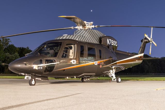 Sikorsky S-76 (N7601S) - N7601S sleeping on the ramp at College Park Airport 