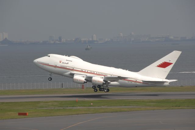 A9C-HAK — - Departure at Haneda Intl Airport R/W34R on 2008/10/13 Bahrain Royal Flight