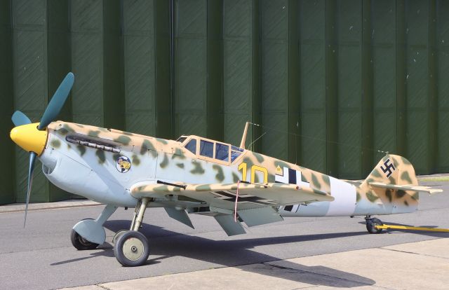 MESSERSCHMITT Bf-109 (G-AWHK) - HISPANO HA-1112 M1L 'Yellow 10'