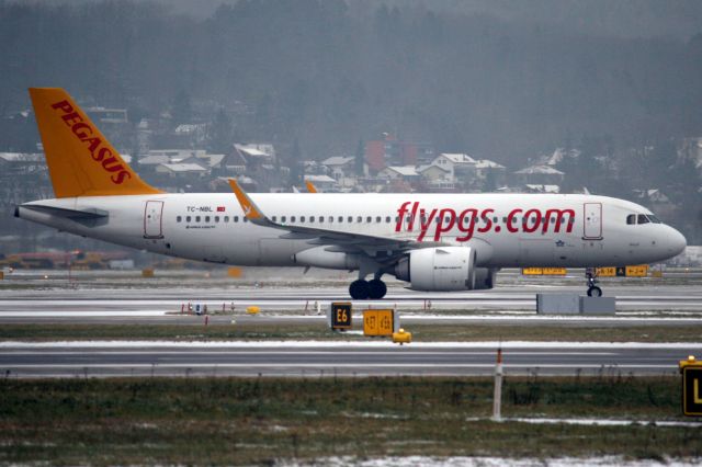 Airbus A320neo (TC-NBL) - Taxiing to stand on 24-Jan-19 operating flight PGT949 from LTFJ.