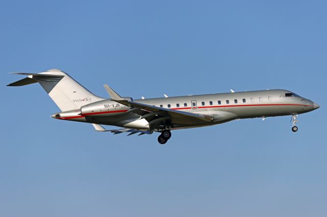 Bombardier Global Express (9H-VJR) - Photo taken on October 10, 2021.