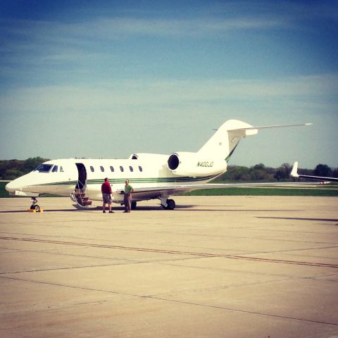 Cessna Citation X (N400JD) - John Deeres corporate Citation X just after landing and parking at Exec1 Aviation in Ankeny, IA from Moline, IL.