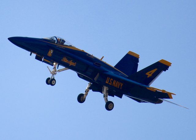 McDonnell Douglas FA-18 Hornet (16-3498) - At Barksdale Air Force Base.