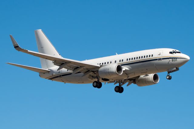 Boeing 737-700 (16-5831) - C40A Clipper landing.  transporting VFA-106. full photo: a rel=nofollow href=http://www.airliners.net/photo/Boeing-C-40A-Clipper/2709136/L/&sid=d8cd80d5ea993c06086ff0e22e2501bbhttp://www.airliners.net/photo/Boeing-C-40A-Clipper/2709136/L/&sid=d8cd80d5ea993c06086ff0e22e2501bb/a