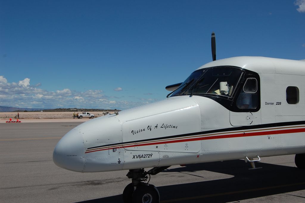 — — - Dornier plane taken at Grand Canyon after flight from Las Vegas
