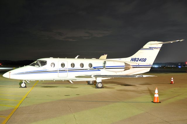 Beechcraft Beechjet (N824GB) - Seen at KFDK on 8/18/2009.