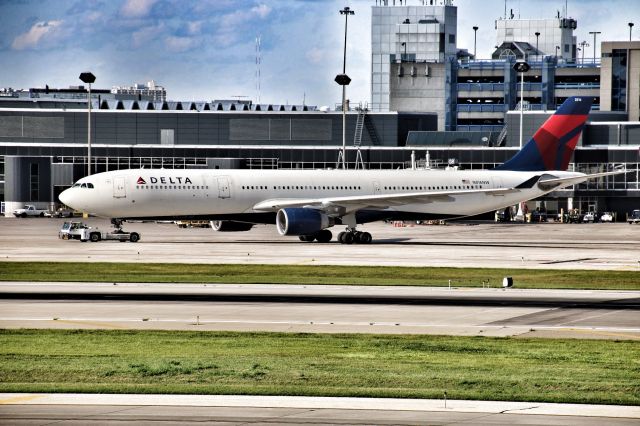 Airbus A330-300 (N816NW) - Taken on 9/1/14 by Erica Eide.